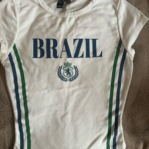 Windsor White Brazil Tee
